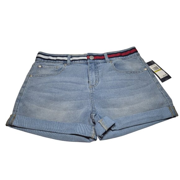 Tommy Hilfiger Other - Tommy Hilfiger Girls Shorts Size 14 Denim Blue Adjustable Waste Band (52)